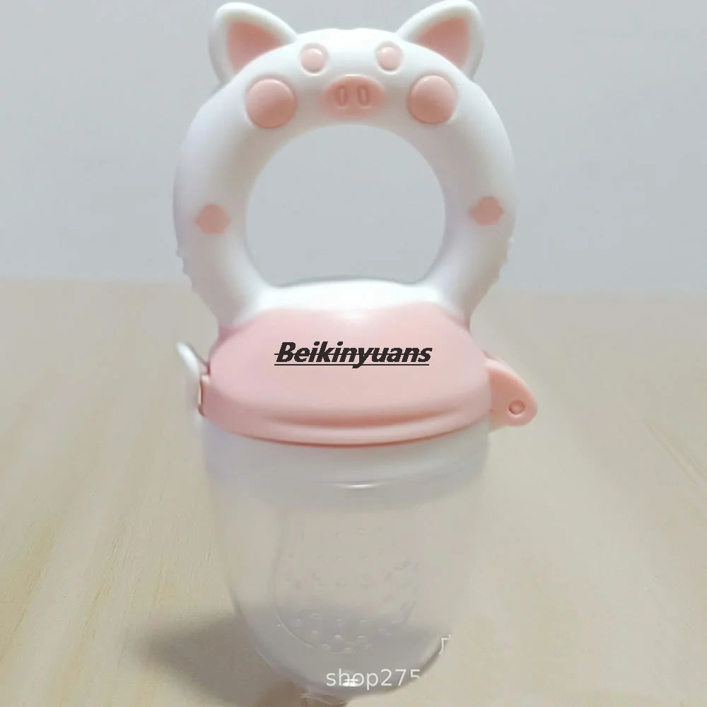 Newborn Silicone Bite Feeder – Fresh Fruit & Veg Teething Pacifier