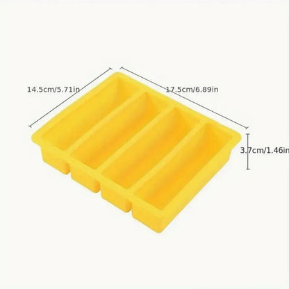 ChillBox Giant Silicone Freezer Tray – 4-Cube Food Storage Mould with Airtight Lid