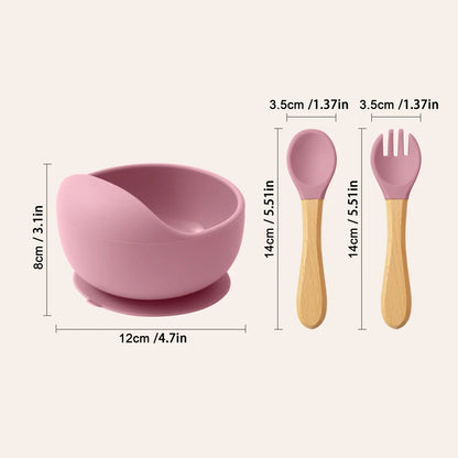 TinyBite™ 3PCS Silicone Baby Feeding Set