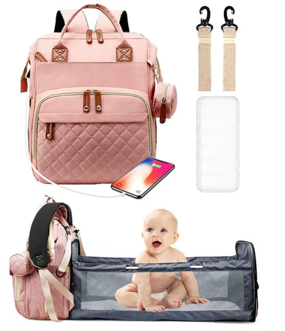 MumEase™ Waterproof Baby Changing Backpack 3-in-1