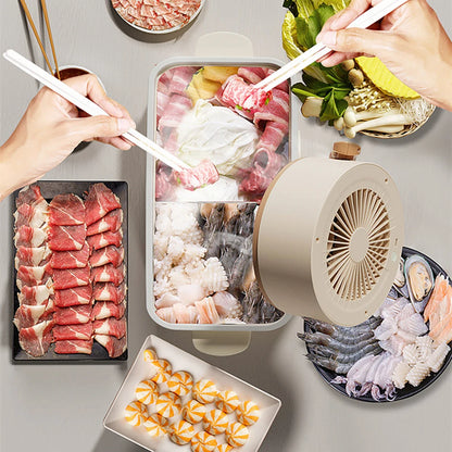 AirChef Mini Range Hood – Portable USB Exhaust Fan for Desktop Cooking & Hot Pot