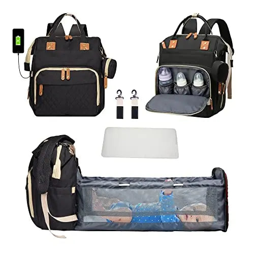 MumEase™ Waterproof Baby Changing Backpack 3-in-1