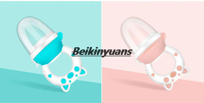 Newborn Silicone Bite Feeder – Fresh Fruit & Veg Teething Pacifier