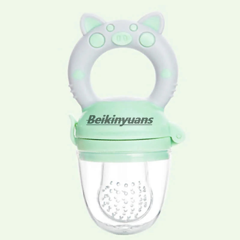 Newborn Silicone Bite Feeder – Fresh Fruit & Veg Teething Pacifier