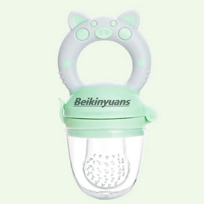 Newborn Silicone Bite Feeder – Fresh Fruit & Veg Teething Pacifier