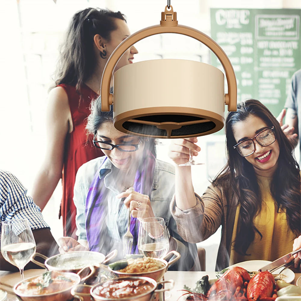 AirChef Mini Range Hood – Portable USB Exhaust Fan for Desktop Cooking & Hot Pot