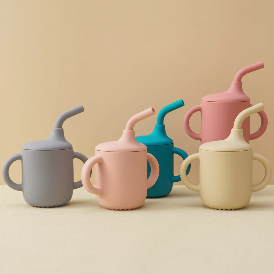LittleSip™ Double Handle Silicone Sippy Cup