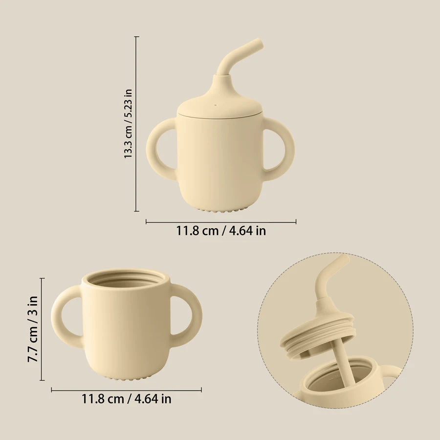 LittleSip™ Double Handle Silicone Sippy Cup