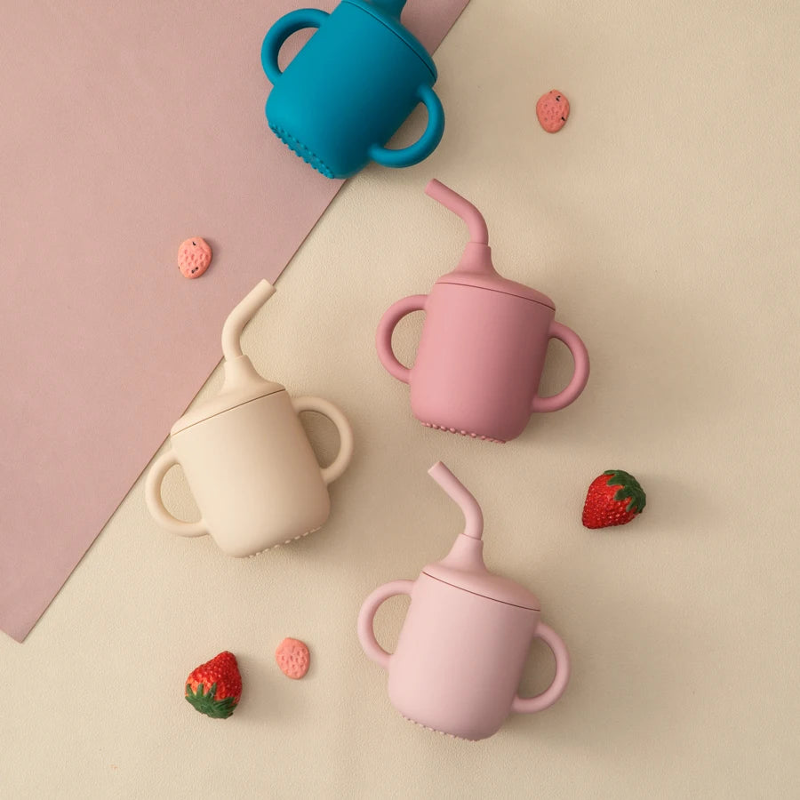 LittleSip™ Double Handle Silicone Sippy Cup